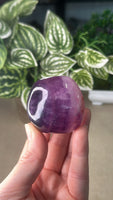 Purple Fluorite Skull