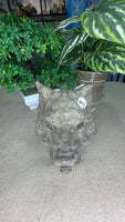 Pyrite Wolf Head