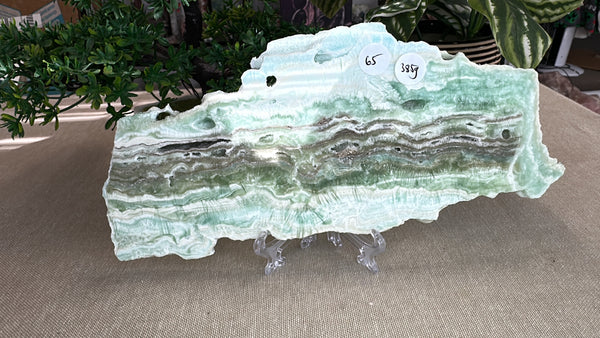 Blue Aragonite Slice
