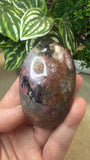 Ice Rhodonite Palm Stone
