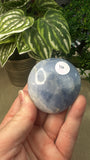 Blue Calcite Palm Stones