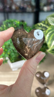 Smokey Quartz Hearts