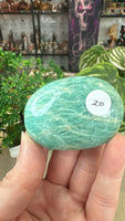 Amazonite Palm Stones