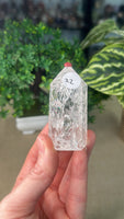 Clear Quartz Crackle Points