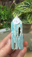 Blue Aragonite Points