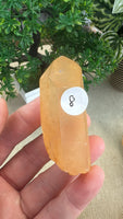 Tangerine Quartz Pieces