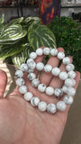 Howlite bracelets 12mm