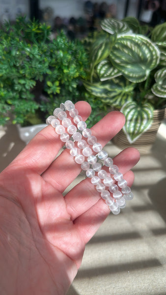 Selenite Bracelets 6mm