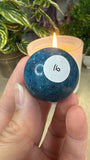 Blue Apatite Spheres