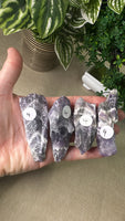 Raw Chevron Amethyst Pieces