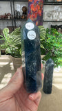 Blue fluorite towers