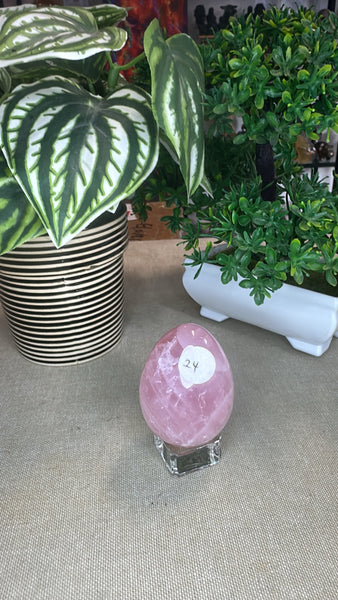 Rose Quartz Egg
