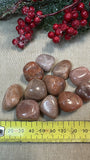Peach Moonstone and sunstone tumbles small