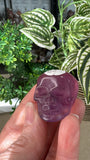 Purple Fluorite Skulls