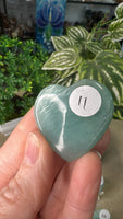 Green Moonstone Hearts