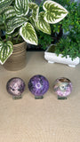 Charoite Spheres