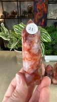 Fire Quartz Points