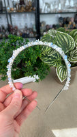 Crystal chip head bands