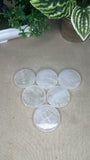 Clear Quartz Discs/coins