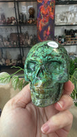 African turquoise skull