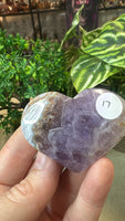 Amethyst and agate Hearts