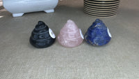 Crystal Poo carvings
