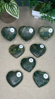 Emerald Jasper Hearts