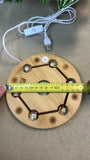 White light Seven sphere stand