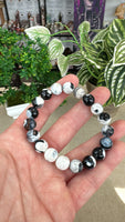 Orca Agate Bracelet 10mm