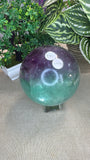 Watermelon Fluorite Sphere