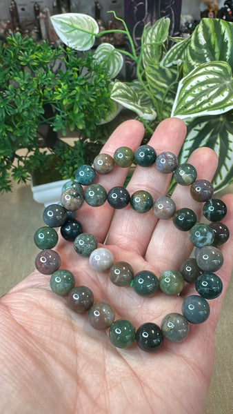 Indian agate bracelets 10mm
