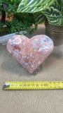 Pink Agate Heart