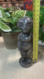Silver obsidian alien