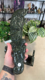 Green jade carving
