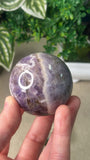 Chevron Amethyst Sphere