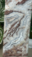 Mexican Crazy Lace Agate Tower