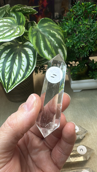 Clear Quartz Double Terminated Points