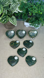 Emerald Jasper Hearts