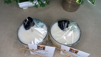 Black Musk and Pear Scented Soy Candles