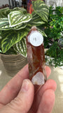 Red moss agate points