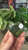 Green jade hearts