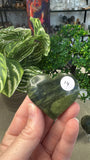 Green jade hearts