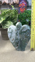 Moss agate Angel