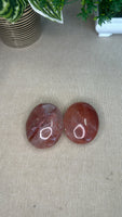 Fire Quartz Palm Stones