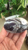 Chevron amethyst palm stones