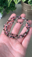 Colourful Tourmaline Triple Bracelet/ Necklace