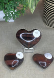Red Tiger Eye Hearts