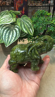 Green jade elephant