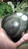 Rainbow Obsidian Heart