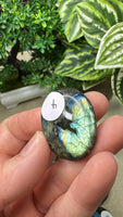 Labradorite palm stones